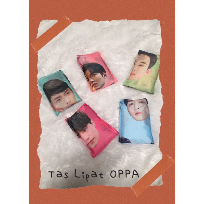 TAS BELANJA LIPAT OPPA / SHOPPING BAG / TOTE BAG PARK SEO JOON LEE MIN HO JI CHANG WOOK