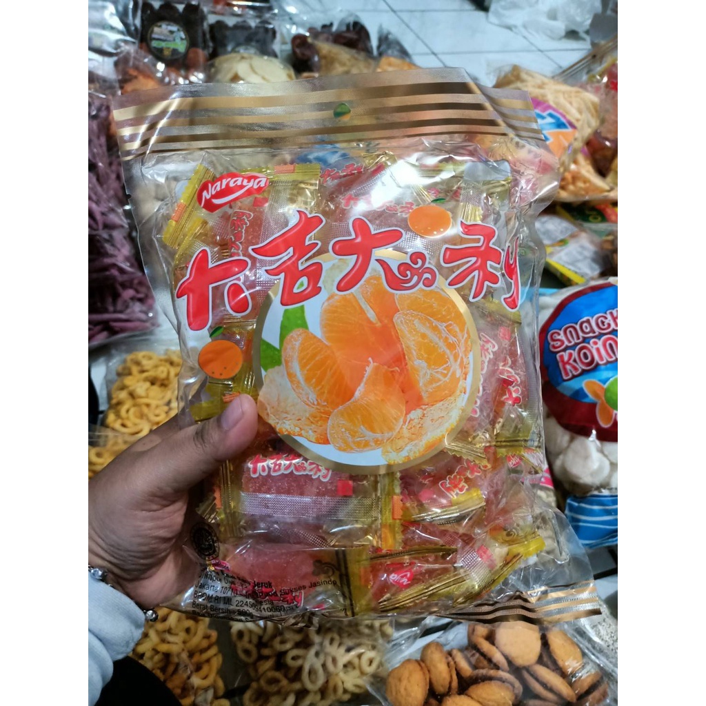 

Naraya Permen Jelly Rasa Jeruk Mandarin 500gr