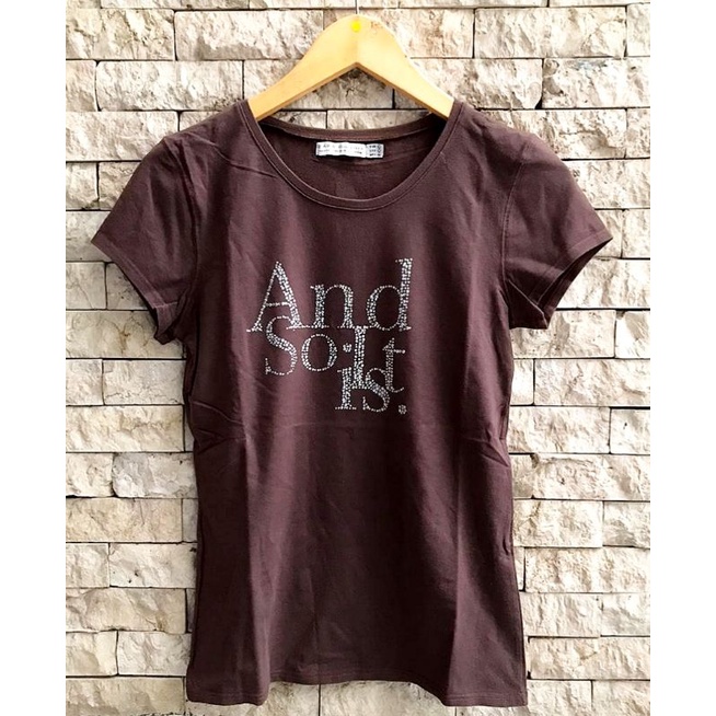 PRELOVED AUTHENTIC ZARA TSHIRT WOMAN - ATASAN KAOS WANITA ORIGINAL