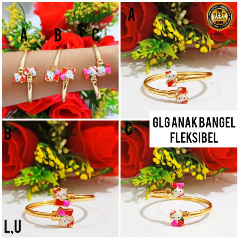 Fhasion Anak Gelang tangan Titanium banggel fleksible Terbaru/fhasion anak dari rayhanolshop27