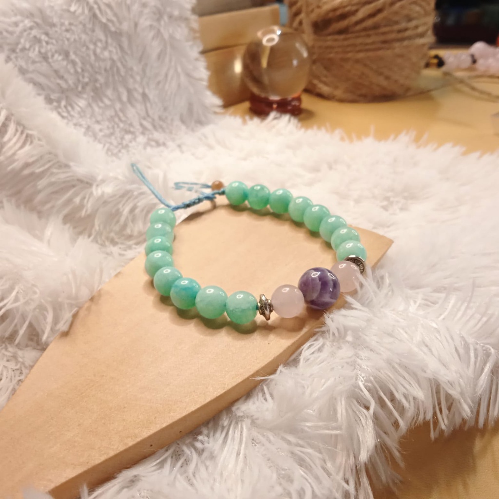 Gelang Kesehatan Batu Aquamarine