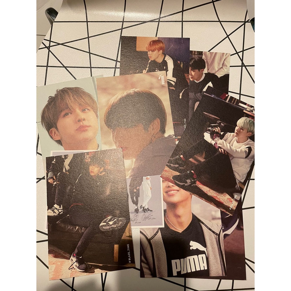 BTS PUMA SHOES 2014/2015 POSTCARD SET