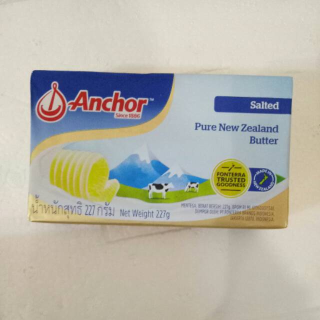 

Anchor Butter Salted 200 gr [Instant Surabaya] - Arvian