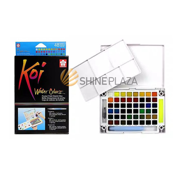 

[Promo] Sakura Koi Watercolors Pocket Field Sketch Box 48 Berkualitas