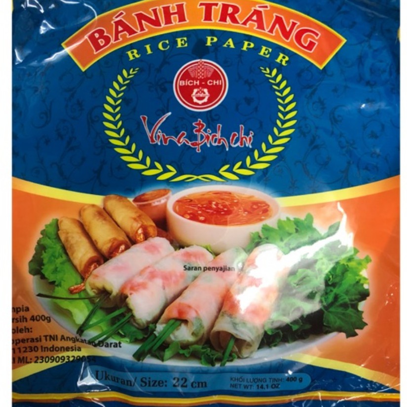 Bich Chi Banh Trang Rice Paper 22cm 400g