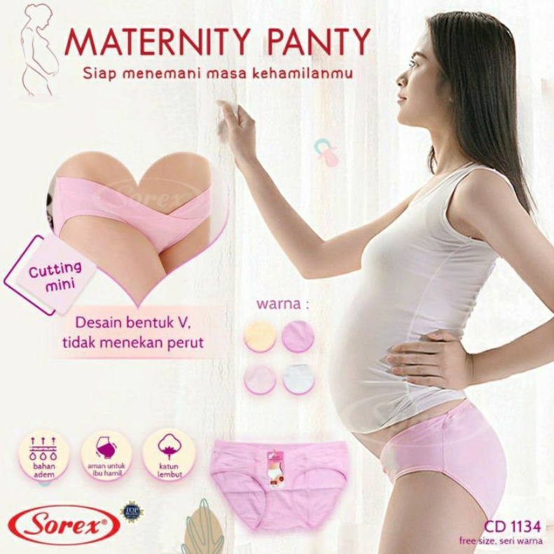 Sorex Celana Dalam Hamil Maxi Maternity Panty / CD Hamil Maxi &amp; Low Waist Sorex 1132/1134