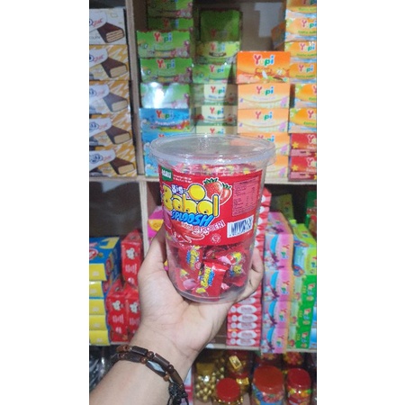 

Bigbabol Sploosh permen karet bigbabol isi sirup strawberry isi 70 pcs