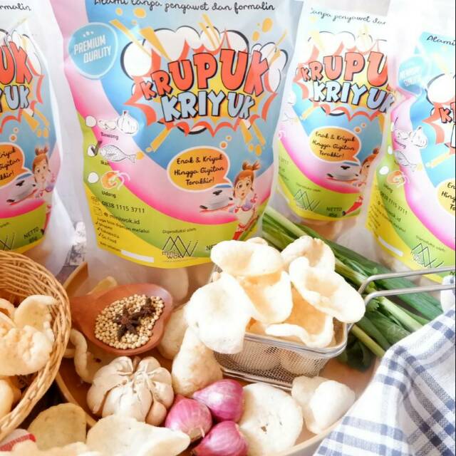 

Krupuk Kriyuk Rasa Ikan Enak Nikmat Garing Homemade Premium Tanpa Formalin Tanpa Pengawet