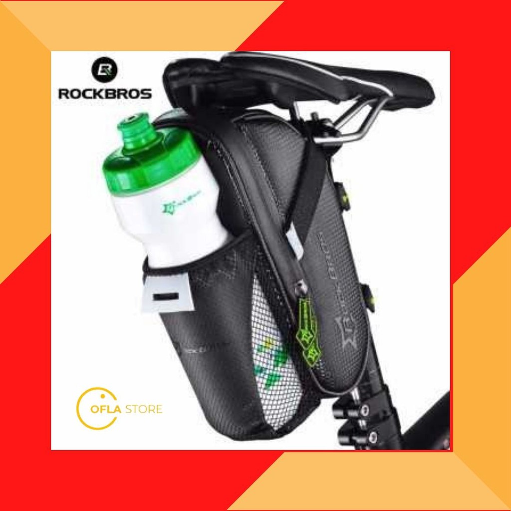 Rockbros Tas Sepeda Microfiber Waterproof dengan Holder Botol Minum