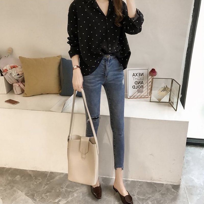 SHIRT KOREA TALLA SHIRT ATASAN WANITA KOREAN STYLE PAKAIAN WANITA WOLPIS PREMIUM