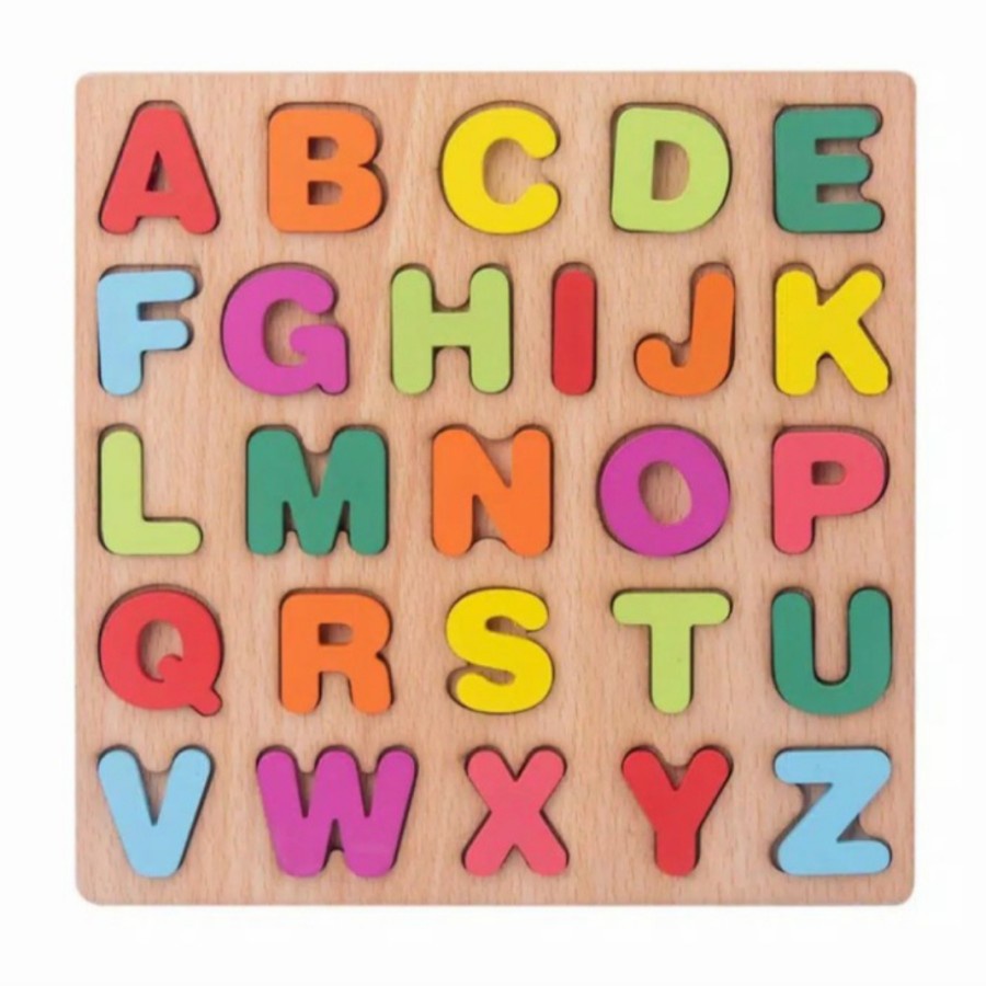 BUYEE GIFT - Mainan Edukasi Chunky Puzzle 3D | Chunky Puzzle Huruf ABC