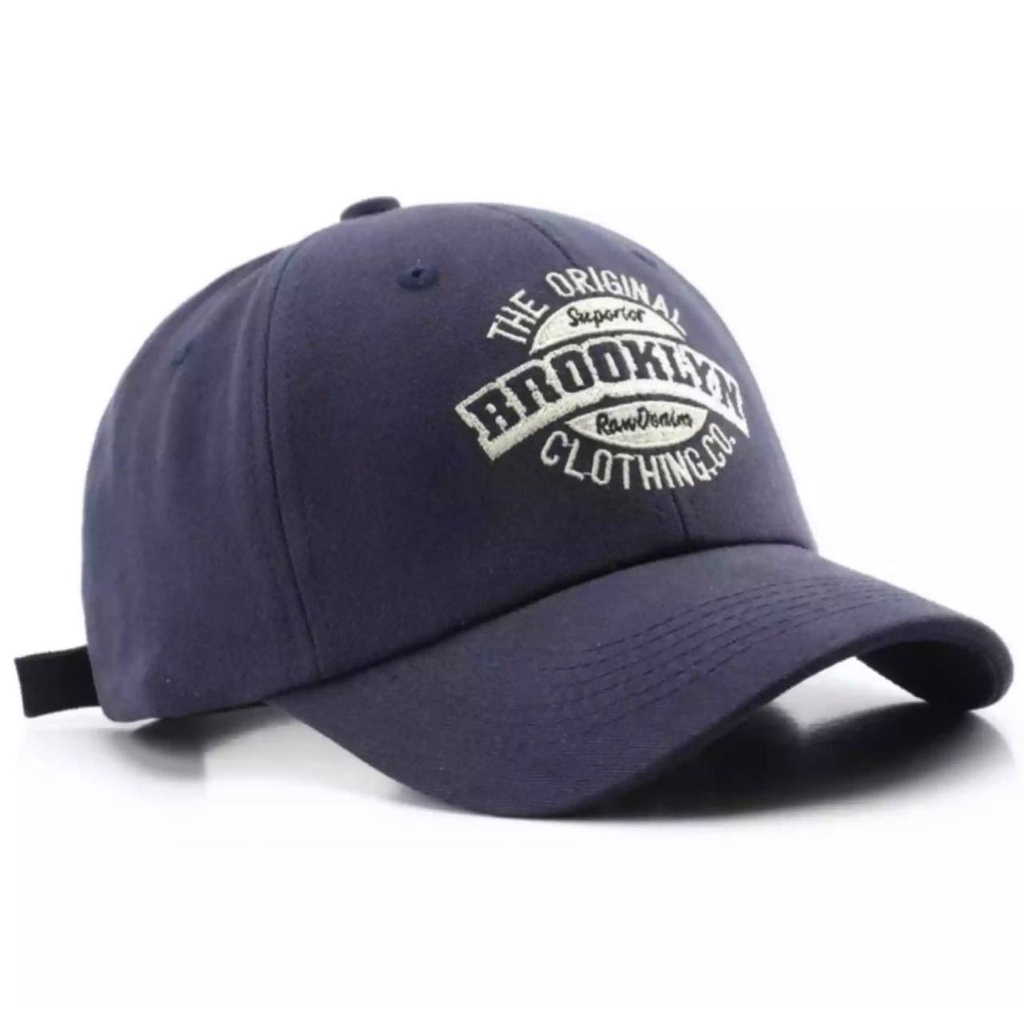 PROMO !! Topi Baseball Brooklyn Premium Terlaris / Topi Pria Wanita/ Topi Distro Original