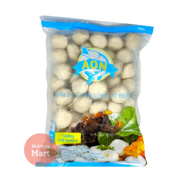 

Aon Bakso Ikan Loncat Beku isi 50butir / 1kilo
