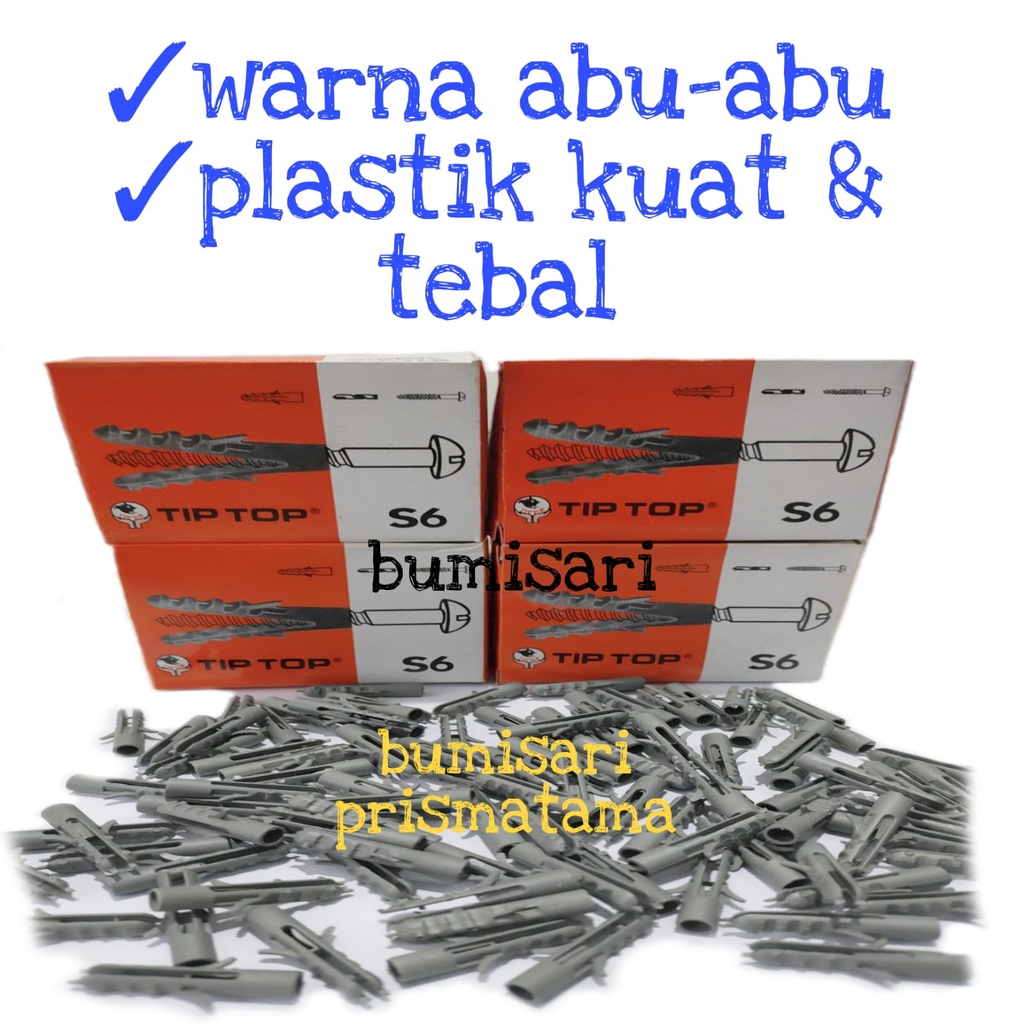 S6 warna Abu-abu - harga untuk 1 karton isi 200 box kecil / 20.000 pcs