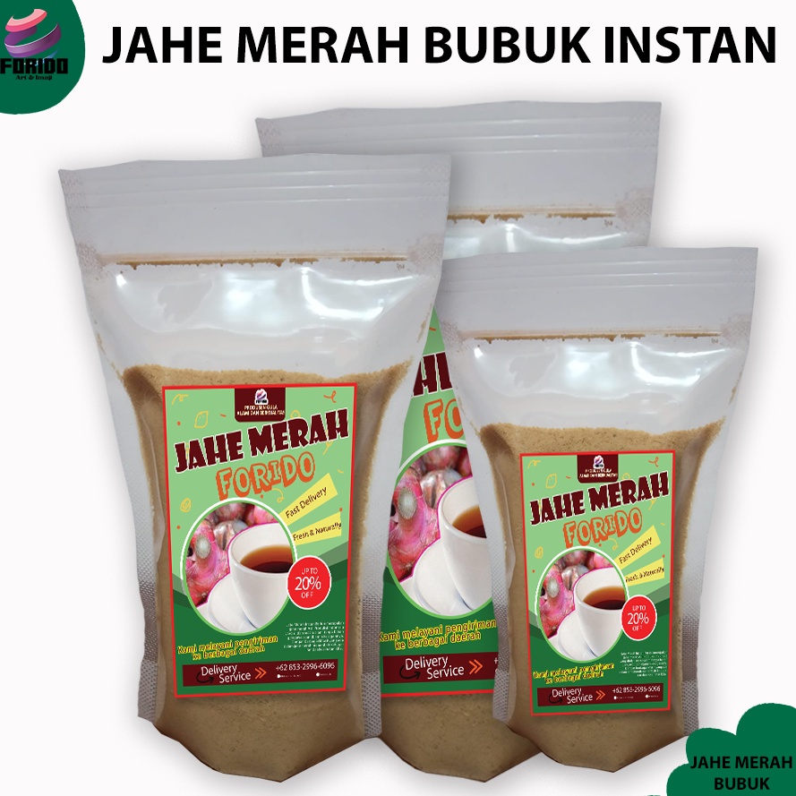 

Jahe Merah Bubuk Instan + Temulawak dijamin segar / Jahe Merah Bubuk Instant / Bubuk Jahe Merah