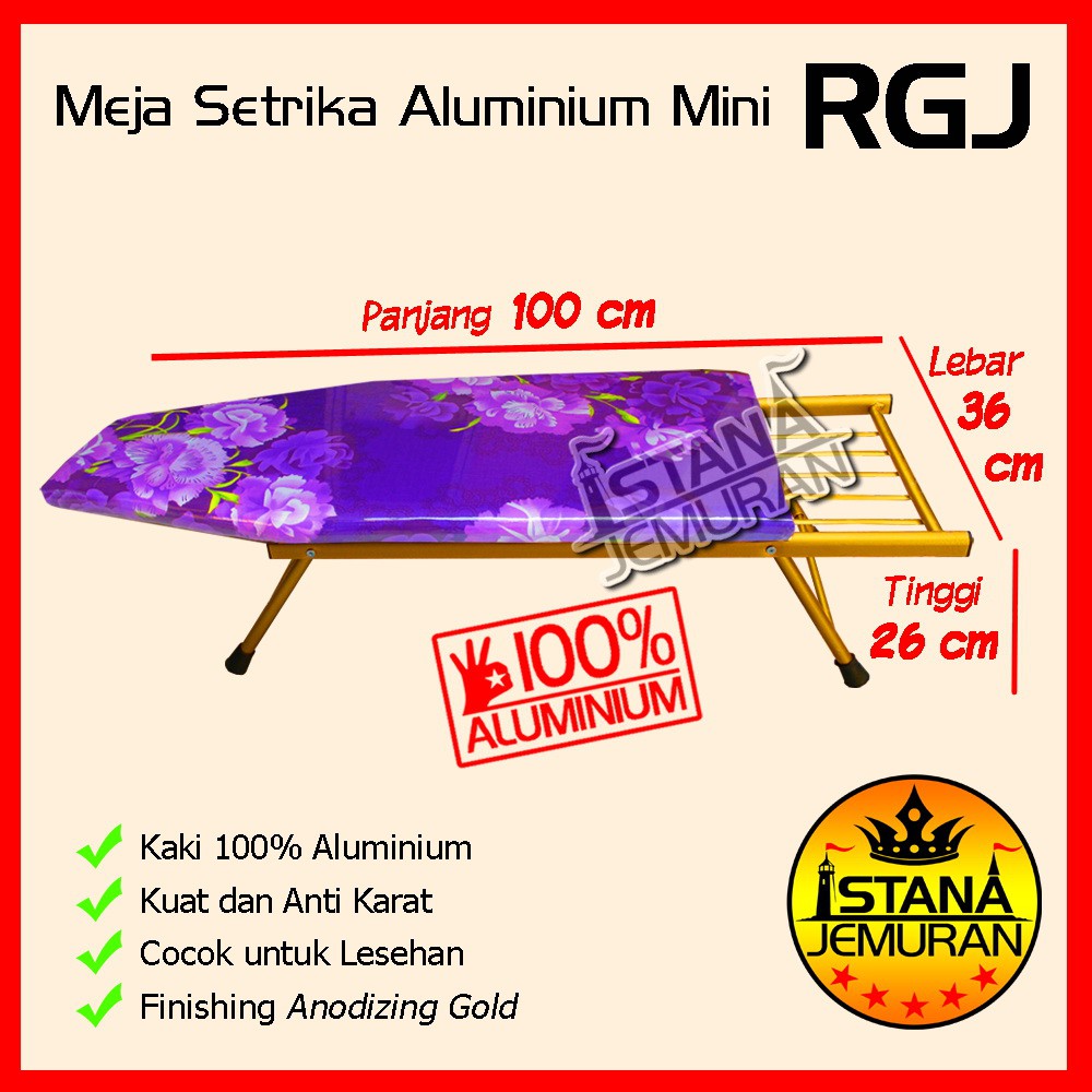  Meja  Setrika  Rak Gosok Aluminium Mini  Shopee Indonesia