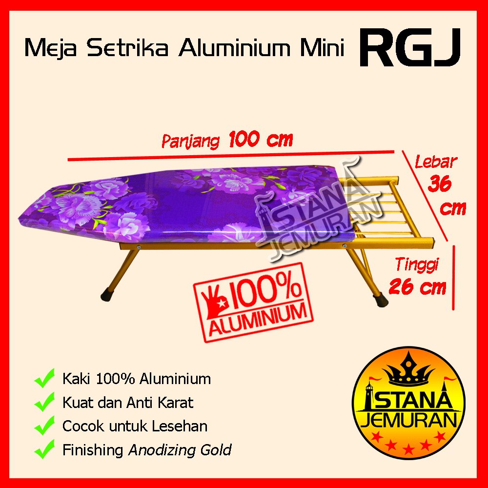  Meja  Setrika  Rak Gosok Aluminium Mini Shopee  Indonesia