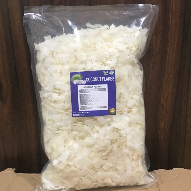 

COCONUT FLAKES 500Gram / KELAPA SERUT KERING 500Gram