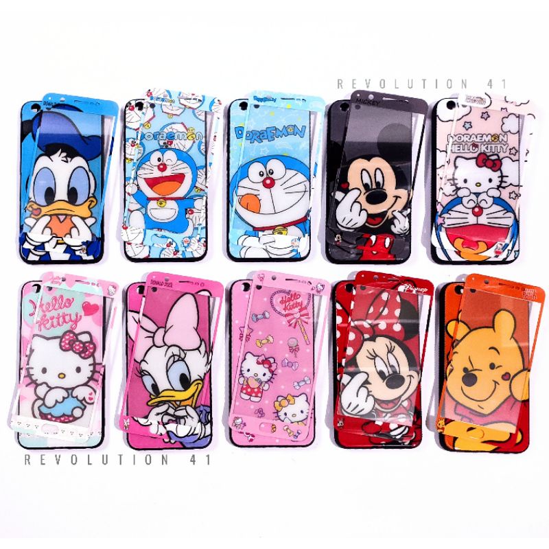 Silikon Hp Vivo Y69 1714 Motif Karakter Doraemon Hello Kitty Keroppi Mickey Minnie Mouse Panda Stitc