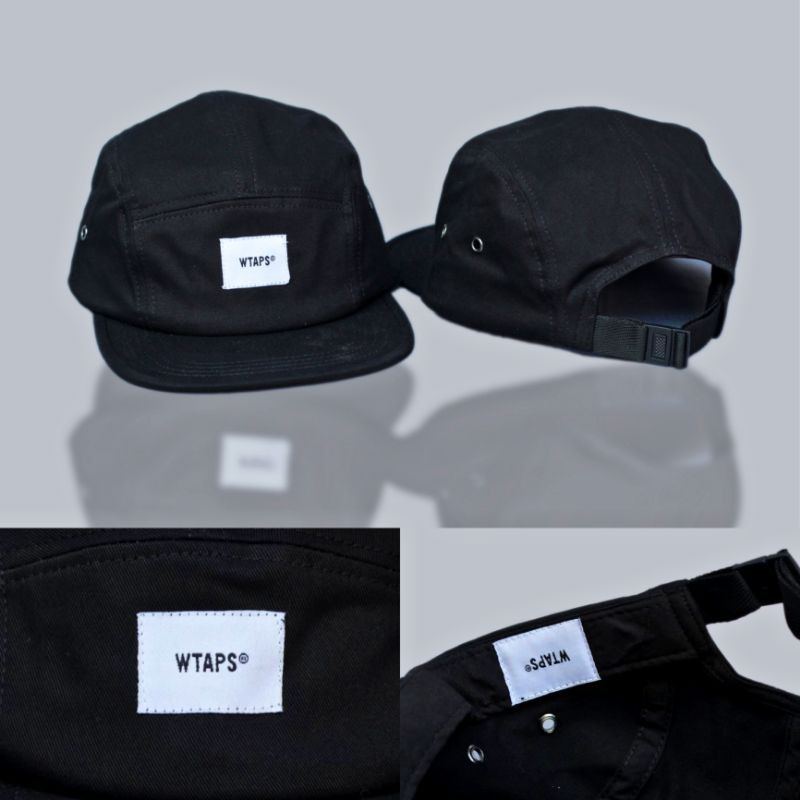 Topi 5 Panel Wtaps T5 Ripstop Black High Premium Quality