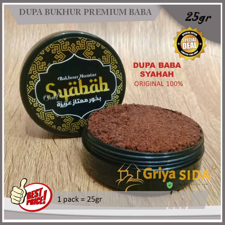 Dupa bukhur syahah 25gr premium buhur baba gahru Dupa Bakour Arab Pengahrum Ruangan PROMO