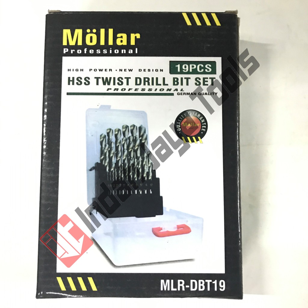 Mata Bor Besi Set 19 pcs Mollar