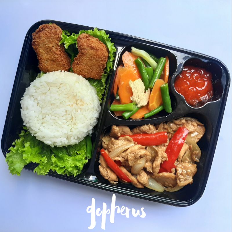 

PROMO!! [ AYAM / SAPI TERIYAKI ] NASI TERIYAKI BOX BENTO CATERING MURAH