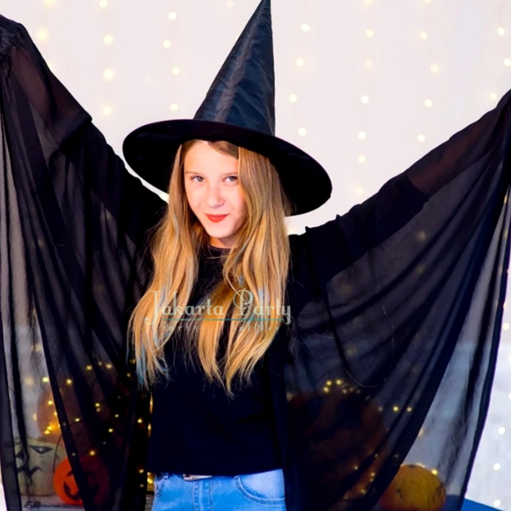 Topi Penyihir / witch hat / prop cosplay / topi halloween / wizard hat