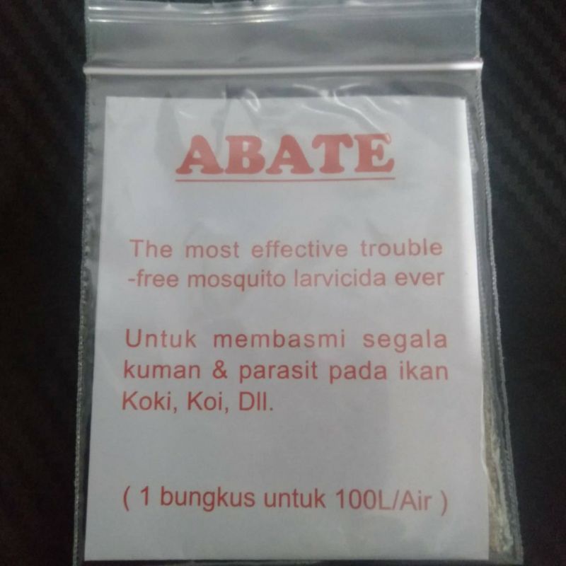 Abate 10gr 10 gr obat anti jentik nyamuk kolam