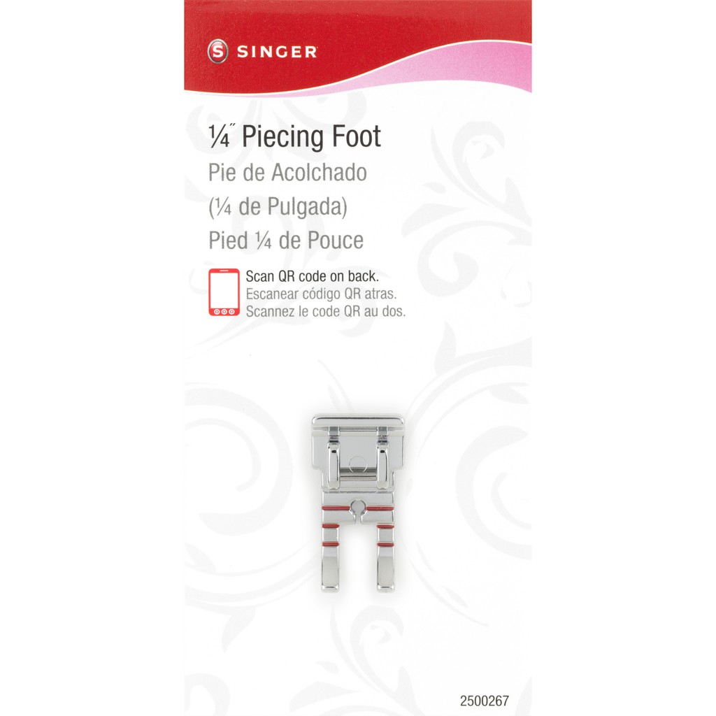 Sepatu 1/4&quot;Piecing Foot / Patchwork Foot Merk SINGER