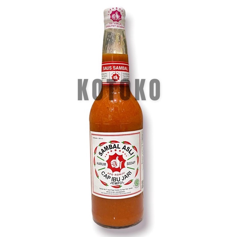 

Saus Sambal Cap Jempol / Saus Sambal Asli Cap Ibu Jari 600ml