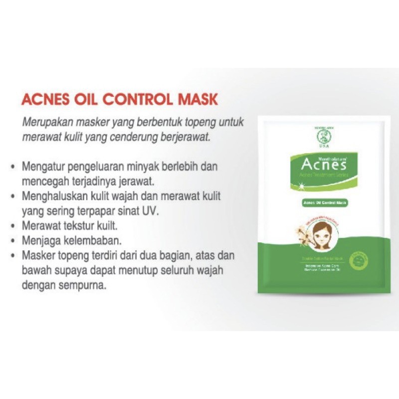 [ISI 2 PCS] ACNES Oil Control Mask 24mL | Masker Jerawat Dan Kulit Berminyak 24ML_Cerianti