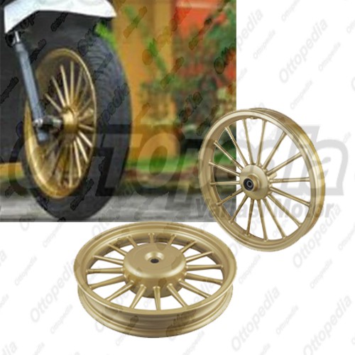 Velg Pelek Racing Rossi Andromeda For Vario 125 Vario 150 Palang 16 Gold Ring 14 - 160 / 185
