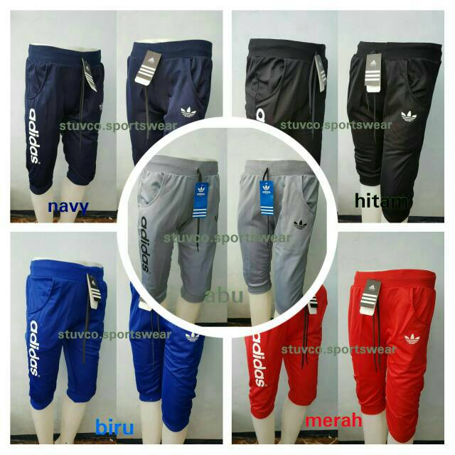  Celana  Jogger  Pendek  Adidas 3 4  Celana  Fitness Jogger  