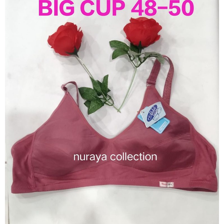 Bra Bh Super jumbo ukuran 48 50 52 54 l tanpa kawat l tanpa busa l sport bra