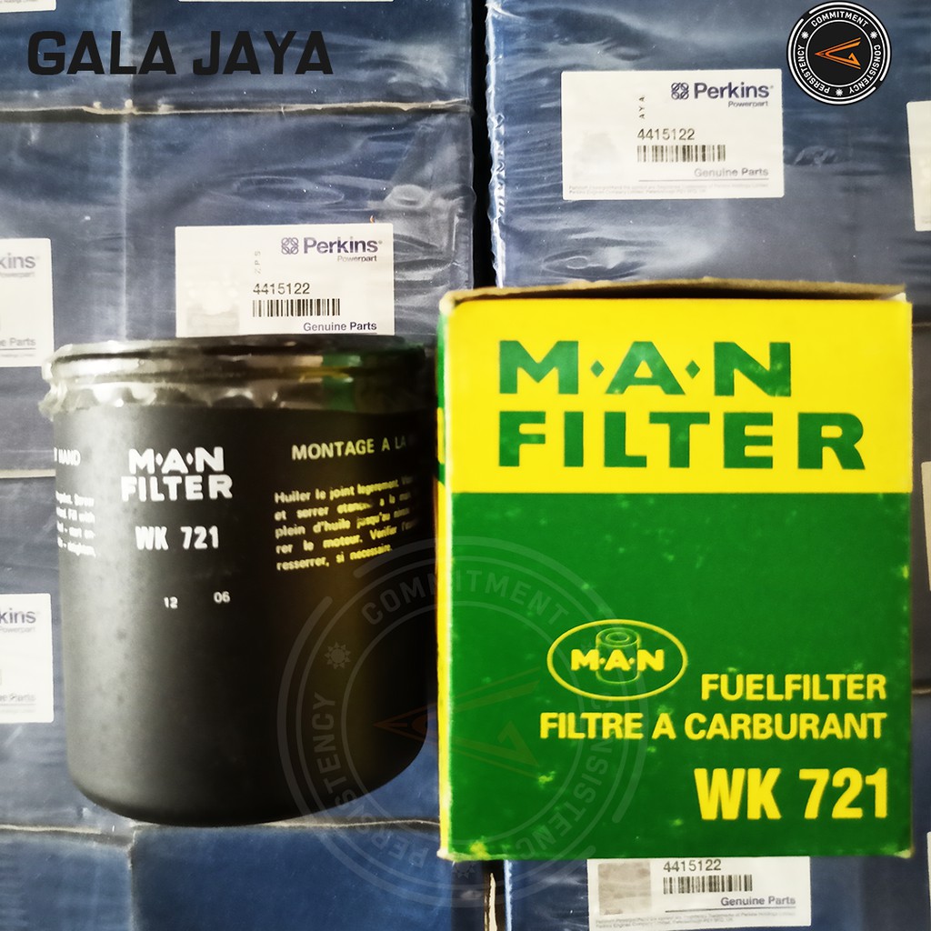 MANN FUEL FILTER WK 721 GENUINE (Filter solar)
