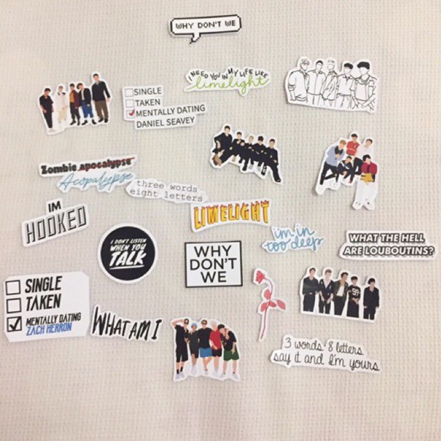 

Sticker Why Don't We | Stiker murah