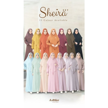SHEIRA BY ALHIJAZ (SET KHIMAR)