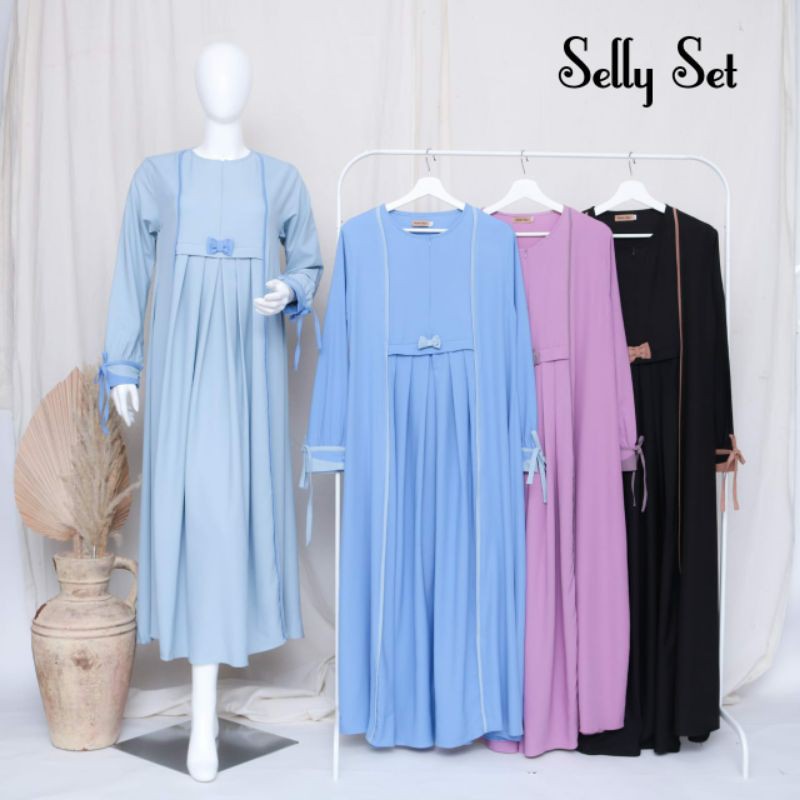 SELLY SET ( Gamis Set Princess Zara/Lady Zara + Free Cadar )
