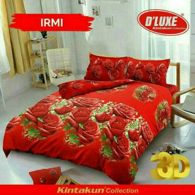 Bedcover kintakun uk 180x200 sprei rumbai
