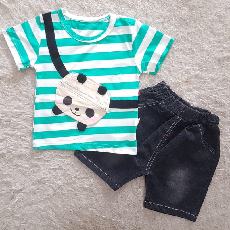 baju bayi IMPORT Sling Panda