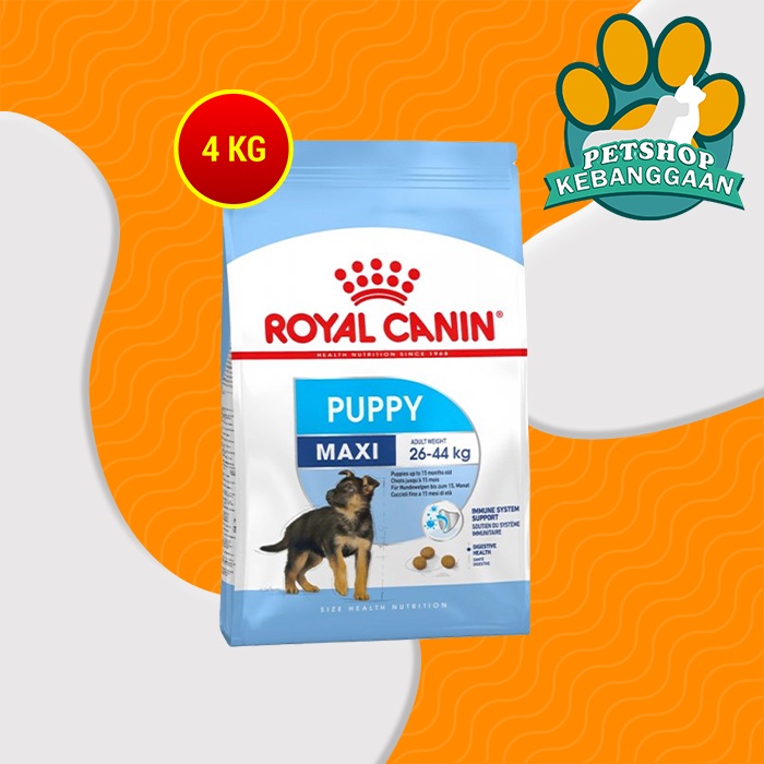 Makanan Anjing Royal Canin Maxi Junior 4 Kg