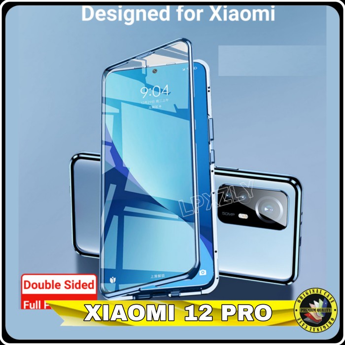 Casing Xiaomi 12 Pro Hardcase Xiomi 12 Double Glass Magnetic Original