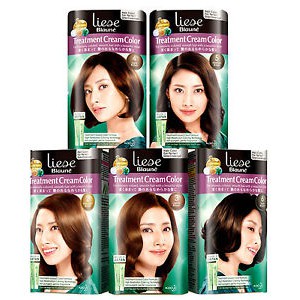liese blaune treatment hair cream color