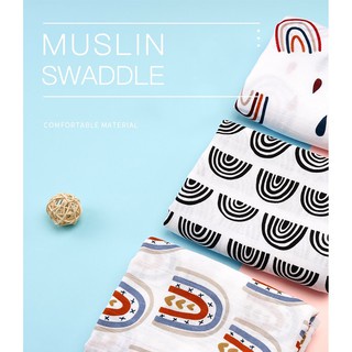 Indibaby 2 Layer Cotton Swaddle Blanket | Selimut Anak