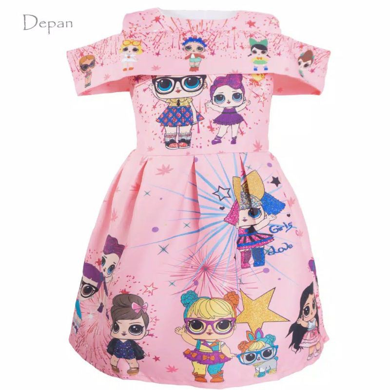BAJU ANAK / DRESS PESTA IMPORT  ANAK / GAUN PESTA ANAK / DRESS ULANG TAHUN / BAJU IMPORT ANAK MOTIF 