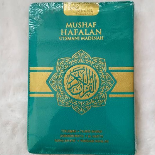 Al-Quran Hafalan Utsmani Madinah A5 Resleting | Mushaf Terjemah dan Tajwid Warna - Maana Publishing