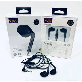 Earphone V-GeN VEP1-15 Wired Handsfree Headset L Shape Gaming VGEN