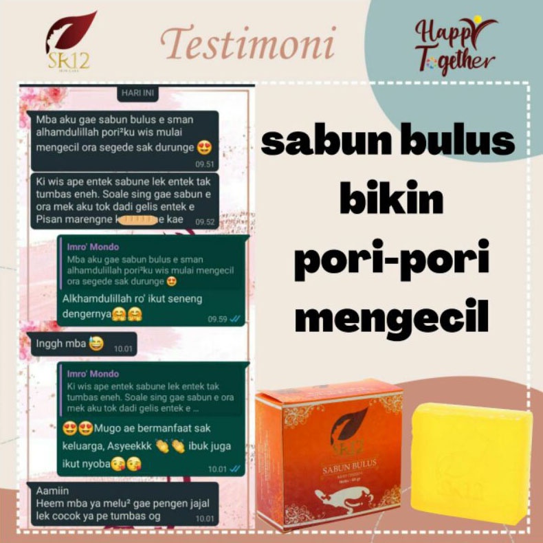 Sabun Bulus SR12 Pembersih Wajah Serbaguna Untuk Gatal Selangkangan Eksim Penghilang Bekas Luka Strechmark Jerawat Herbal Soap Pembesar Payudara 60gr