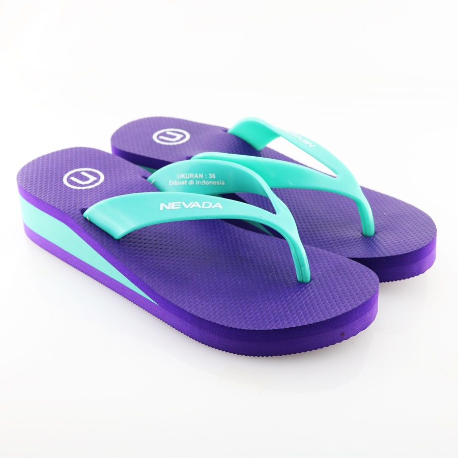 Nevada Queen Elif Ungu Toska - Sandal Wedges Wanita